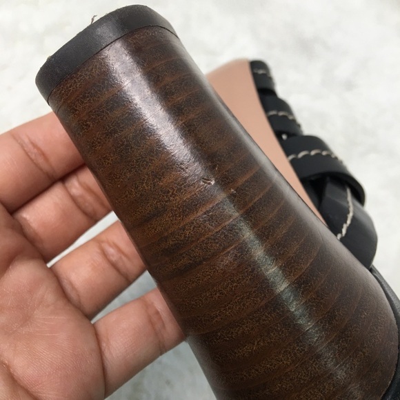 Veronica Beard Womens Black Leather Strappy Sandals Size 38 - Picture 10 of 13